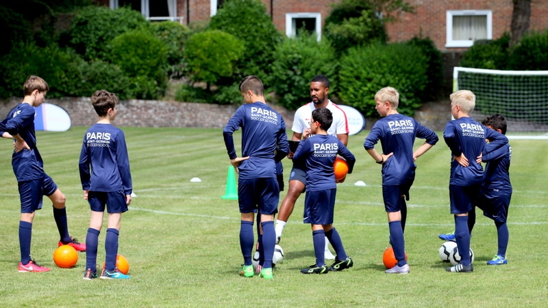 Football camps in England